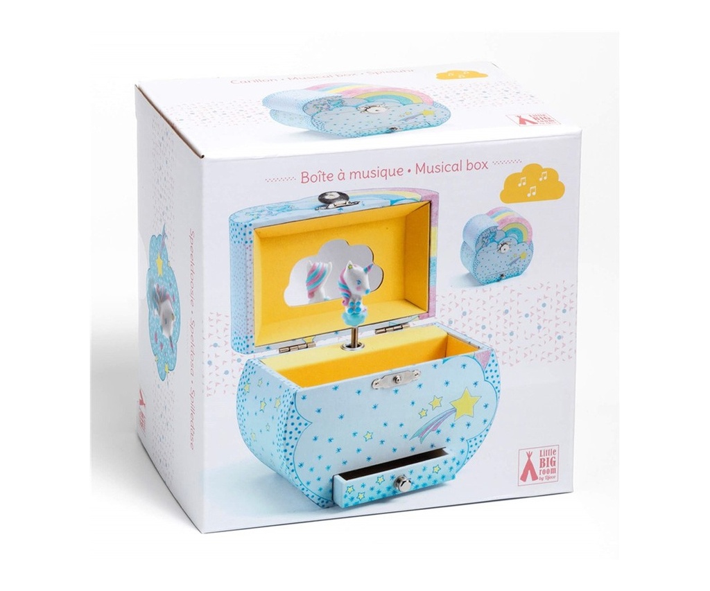 Caja de música Sueños de unicornio