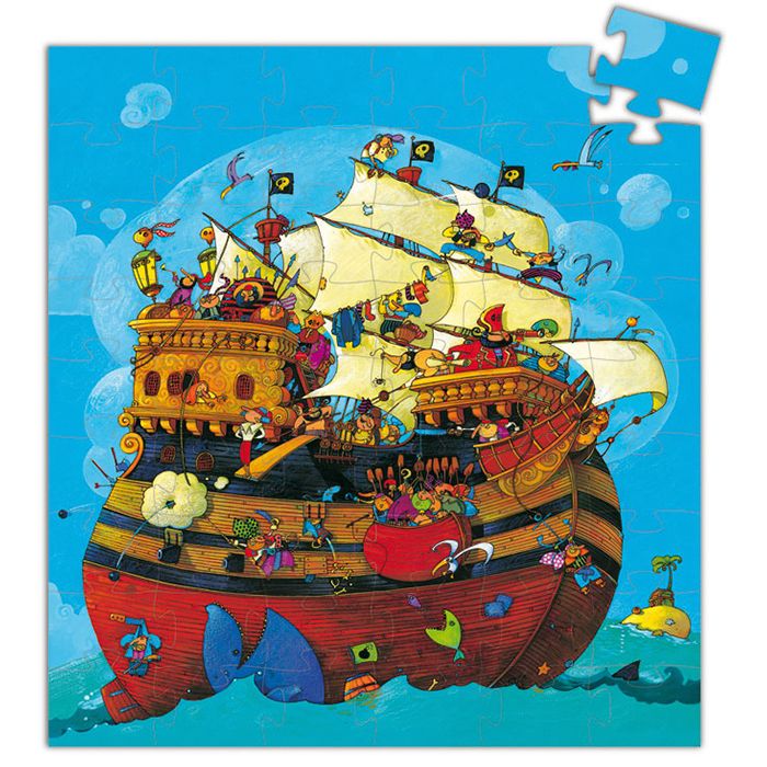 P. Silueta El Barco Pirata -54 pzas.-