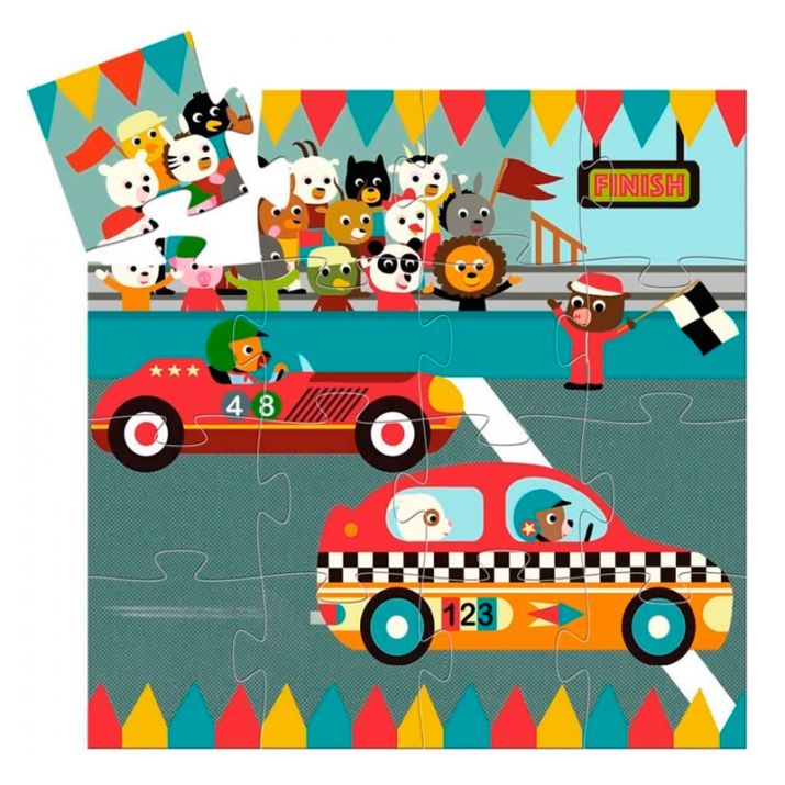 P. Silueta El coche de carreras FSC