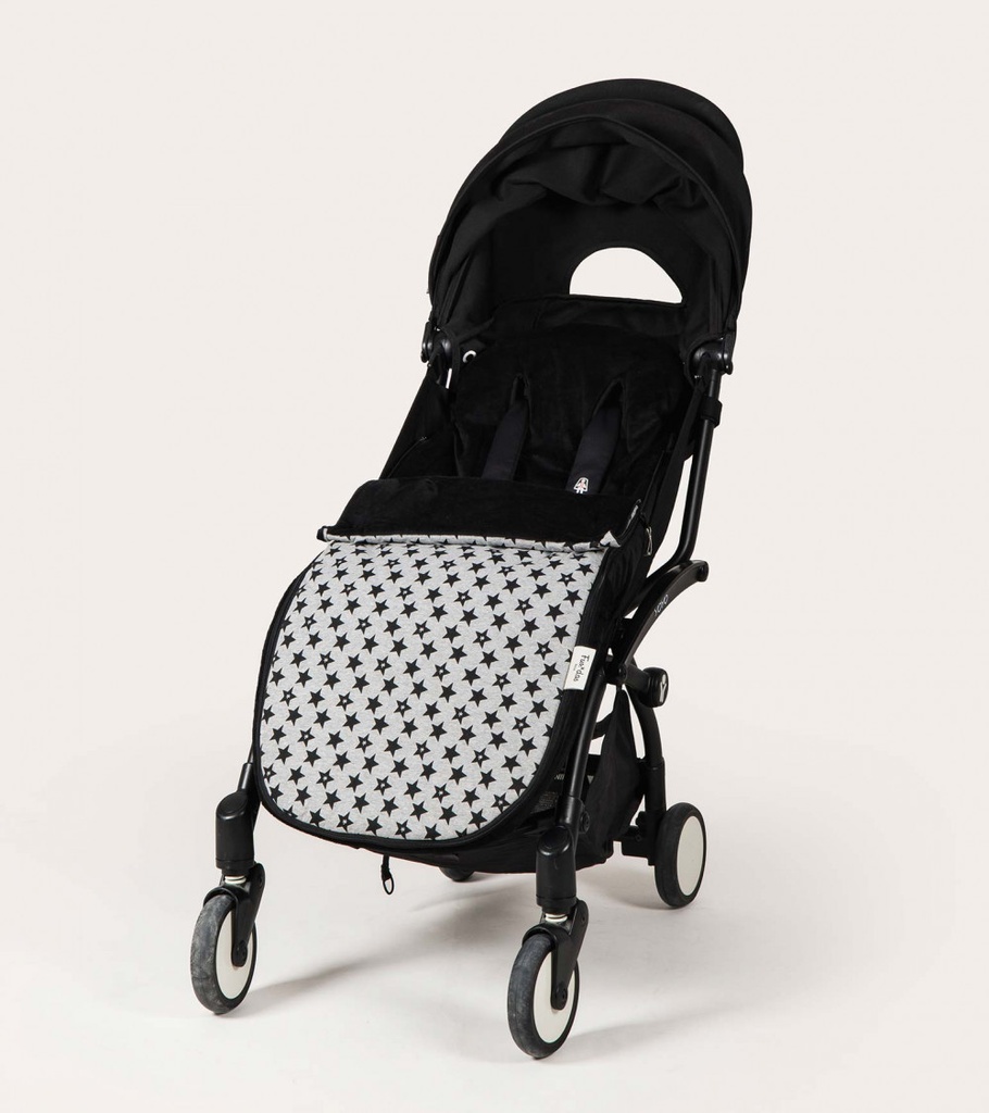 Saco de invierno impermeable para Babyze Fun Black Star