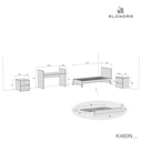 Cuna convertible blanco/madera 70x140 cm · Zen K460-M8411