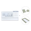 Cuna convertible 70x140 cm blanca · Sero More K546-M7700