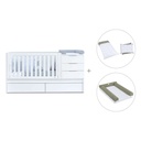 Cuna convertible 70x140 cm blanca · Sero More K546-M7700