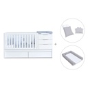 Cuna convertible 70x140 cm blanca · Sero More K546-M7700