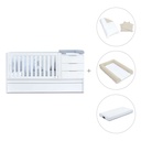 Cuna convertible 70x140 cm blanca · Sero More K546-M7700