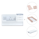 Cuna convertible 70x140 cm blanca · Sero More K546-M7700