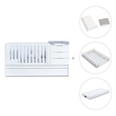 Cuna convertible 70x140 cm blanca · Sero More K546-M7700