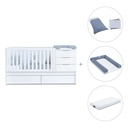Cuna convertible 70x140 cm blanca · Sero More K546-M7700