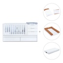 Cuna convertible 70x140 cm blanca · Sero More K546-M7700