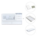 Cuna convertible 70x140 cm blanca · Sero More K546-M7700