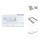 Cuna convertible 70x140 cm blanca · Sero More K546-M7700
