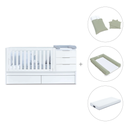 Cuna convertible 70x140 cm blanca · Sero More K546-M7700
