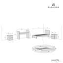 Cuna convertible blanco/madera 70x140 cm · Zen K460-M8411