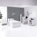 Cuna convertible 70x140 cm blanca/antracita · Sero Kubo Antracita K551-M7758