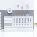 Cuna convertible 70x140 cm gris · Sero Kubo K551-M7778