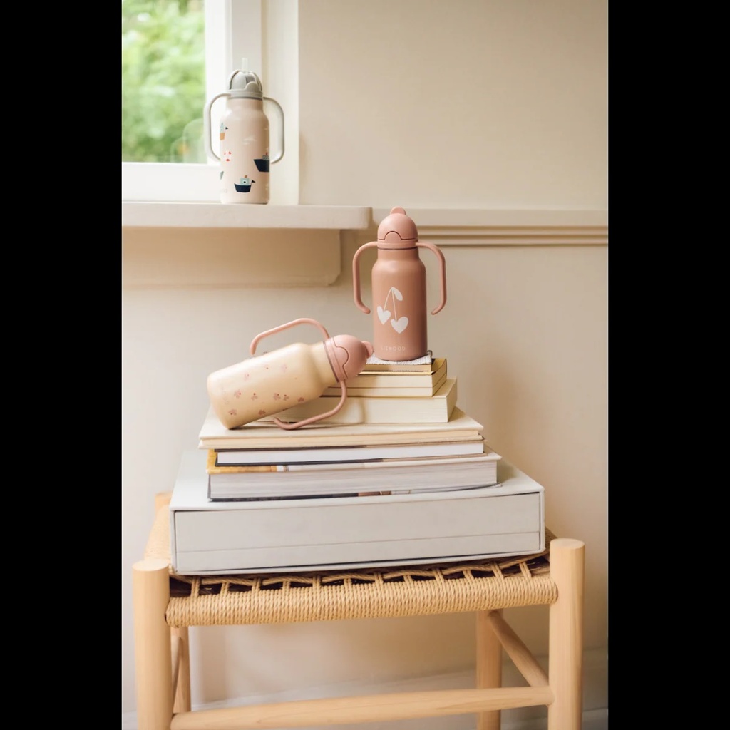 Botella térmica de acero Kimmie 250 ml Mini Butterfly / Apple blossom