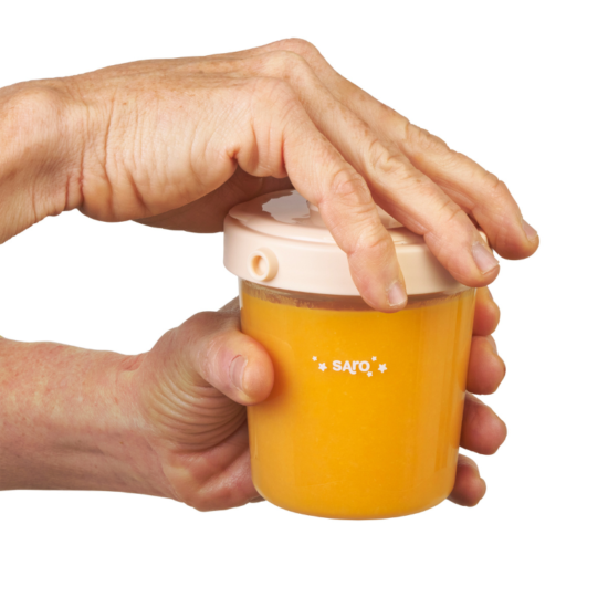 Pack de 3 contenedores porta-alimentos crema