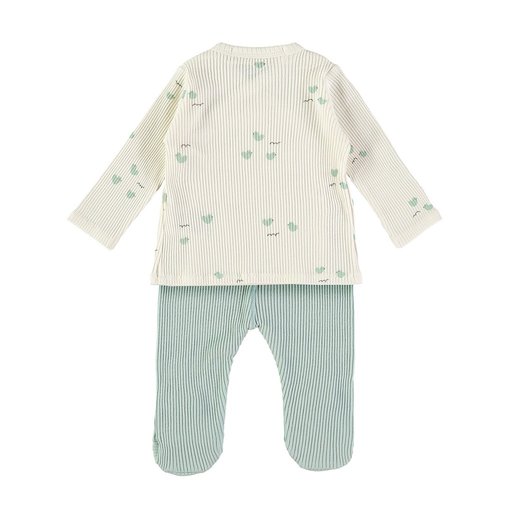 Jubón y polaina LOVELY DUCKS GREEN