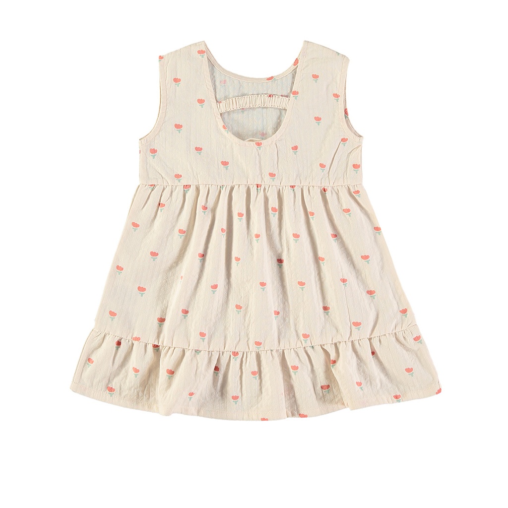 Vestido- NINA POPPIES ECRU