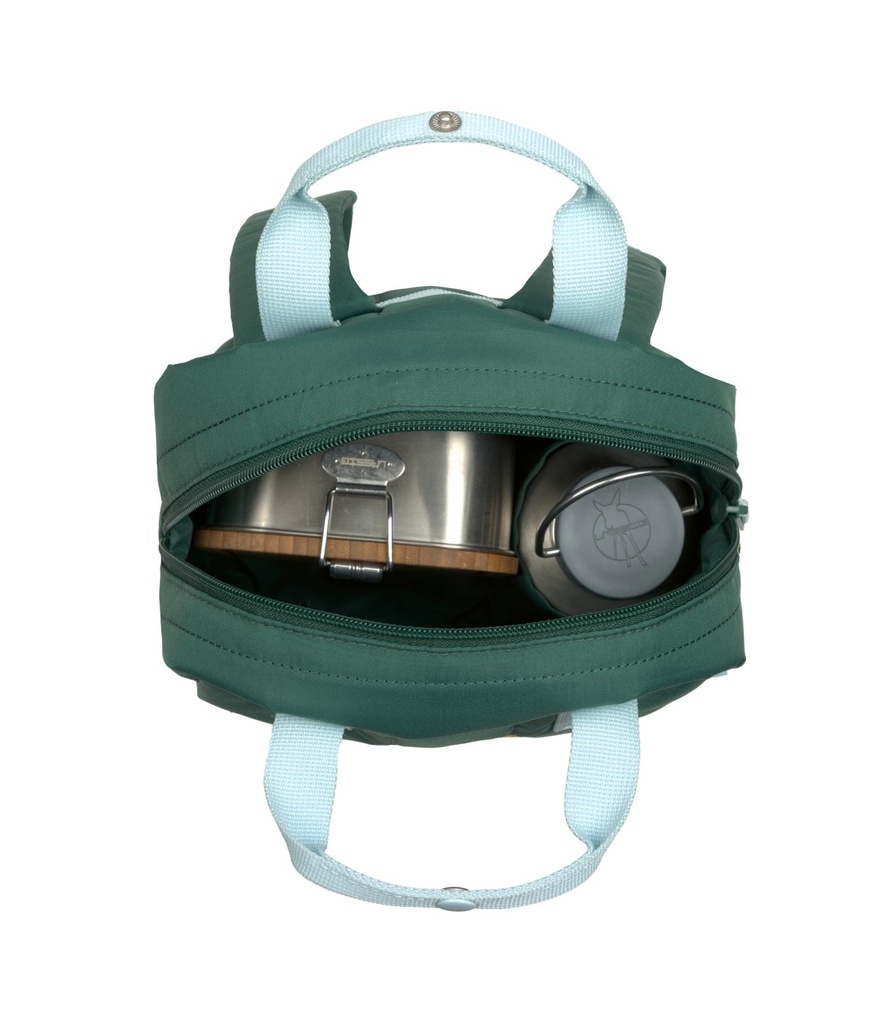 Mochila Square Mini Little Gang Lemon dark green