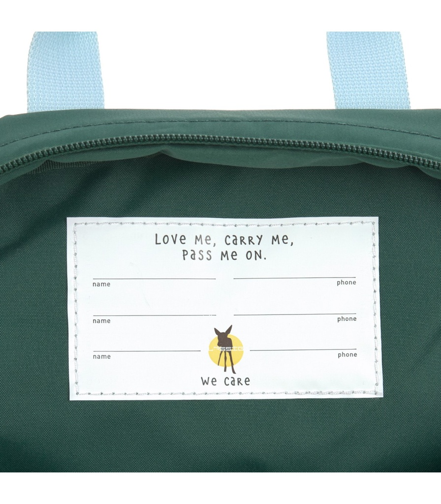 Mochila Square Mini Little Gang Lemon dark green