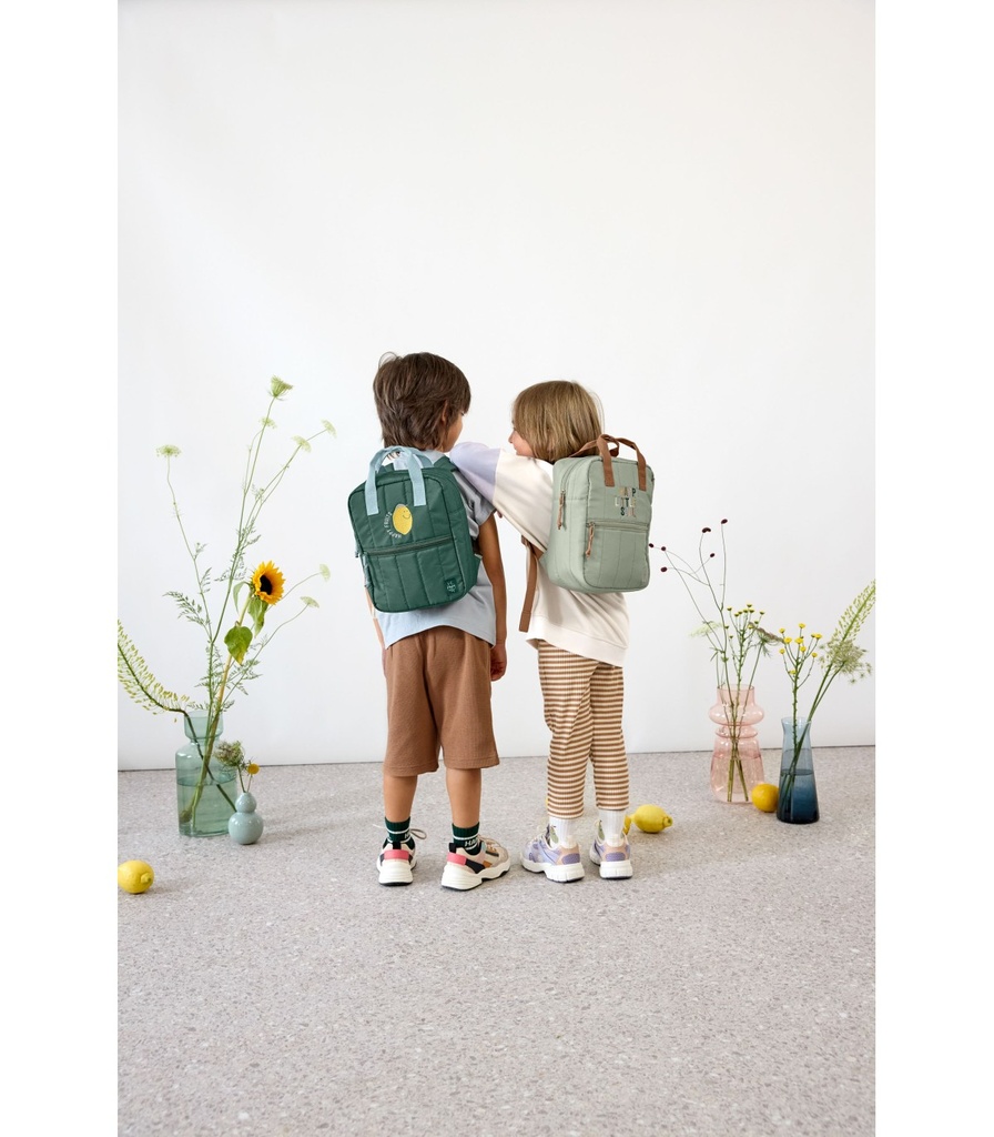Mochila Square Mini Little Gang Lemon dark green