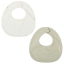 Set 2 baberos 19x19 Chicks verde