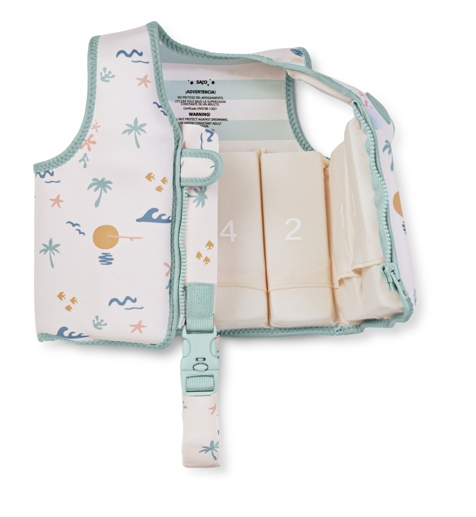 Chaleco flotador de aprendizaje Good Vibes S 1-3 años