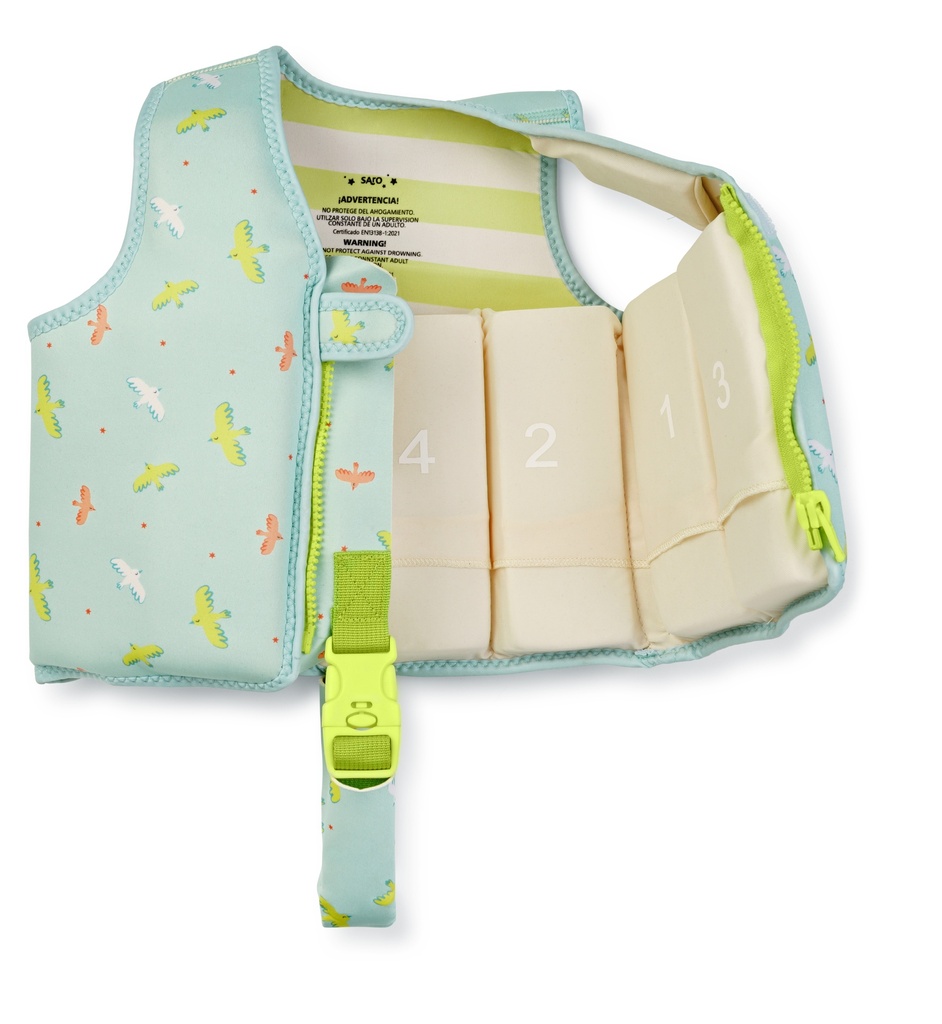 Chaleco flotador de aprendizaje Tropicool S 1-3 años
