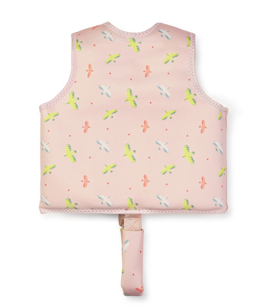 Chaleco flotador de aprendizaje Tropicool pink S 1-3 años