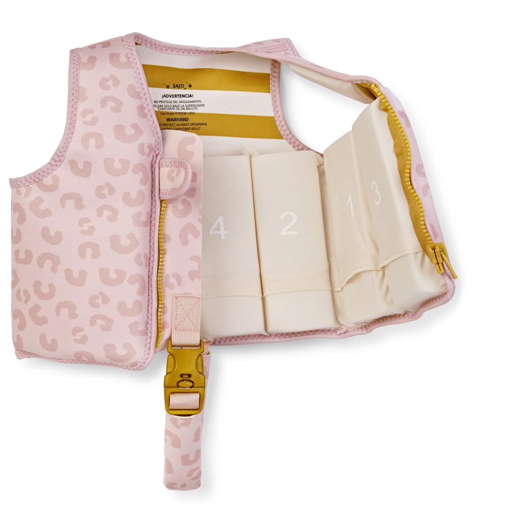 Chaleco flotador de aprendizaje Born to be Wild S 1-3 años