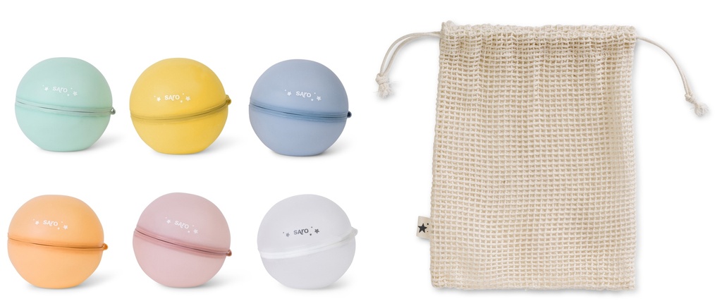 Globos de agua reutilizables