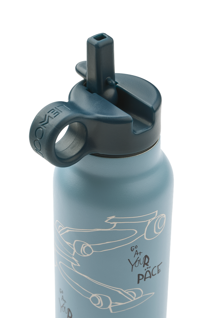 Botella térmica Falk 350 ml Race cars Beach blue
