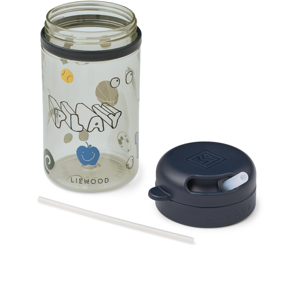 Vaso con pajita Pavia 500ml Play Dusty Peppermint