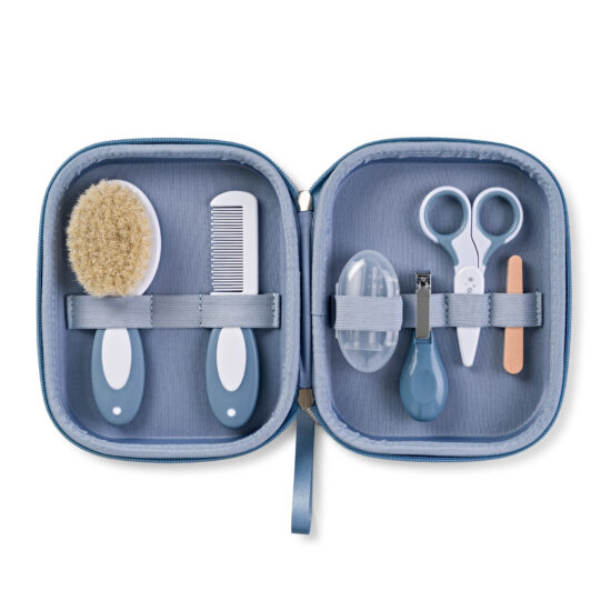 Neceser de aseo para bebé 10 pcs. Dusty Blue