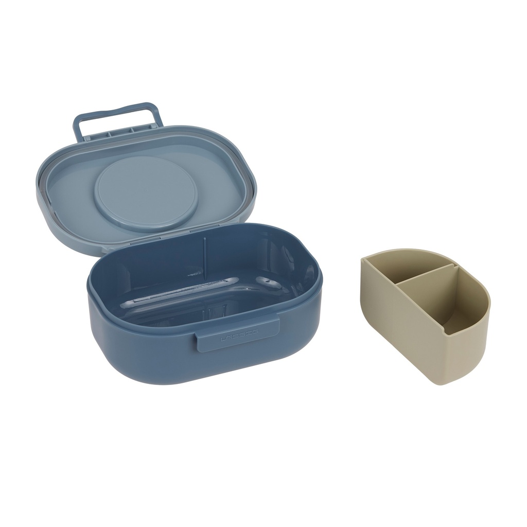 Fiambreras Style & Snack Pattern Party azul/verde