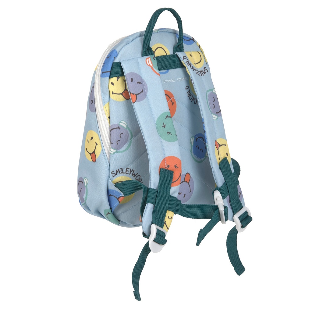 Mochila pequeña SmileyWorld® azul