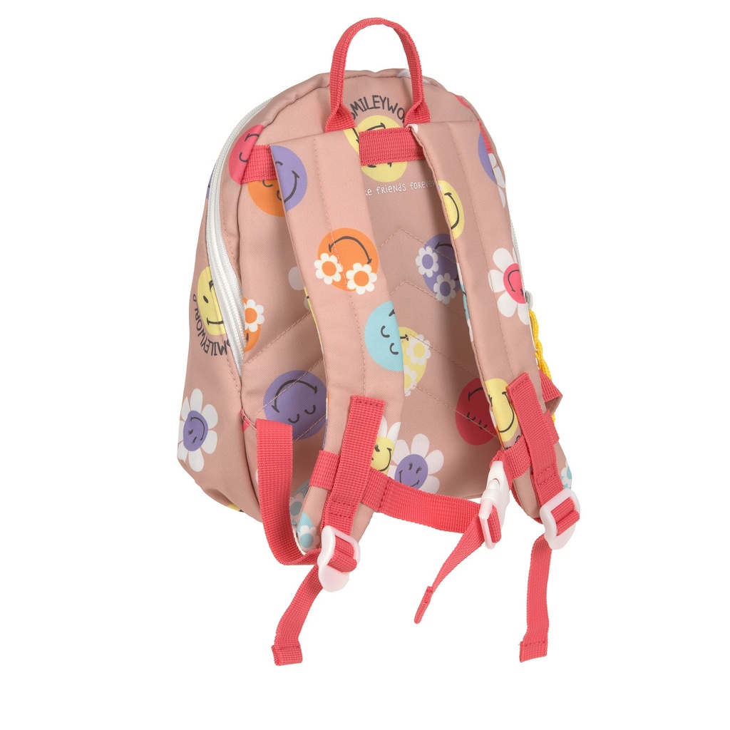 Mochila pequeña SmileyWorld® rosa empolvado