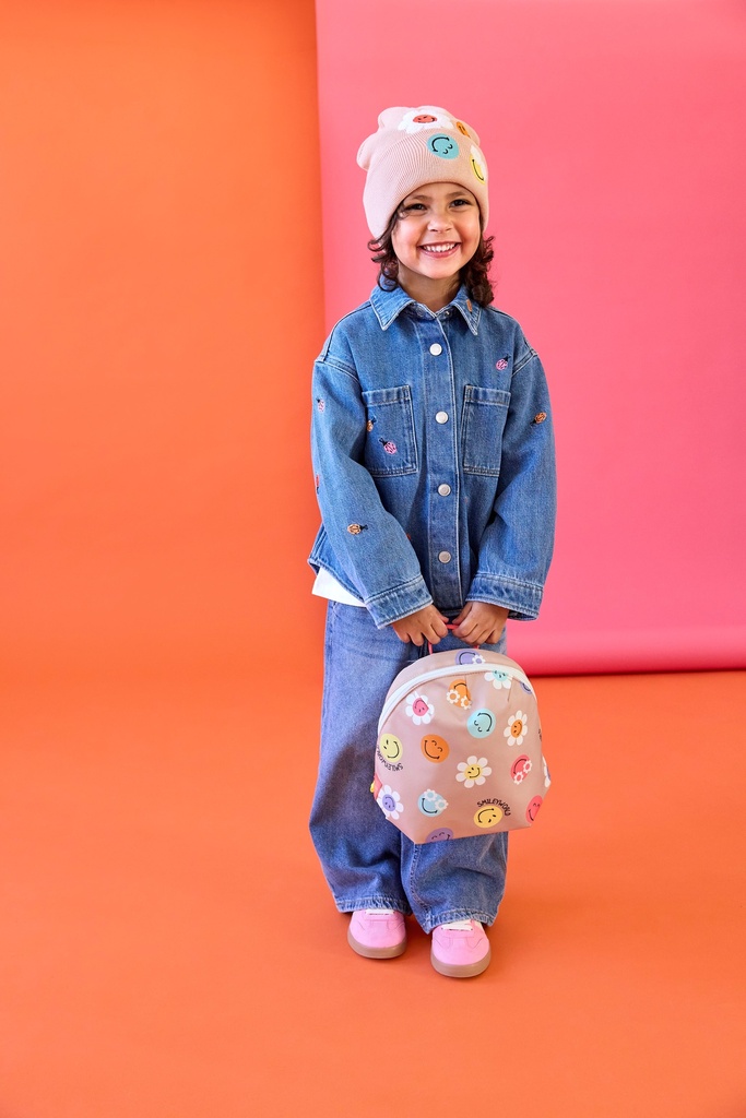 Mochila pequeña SmileyWorld® rosa empolvado
