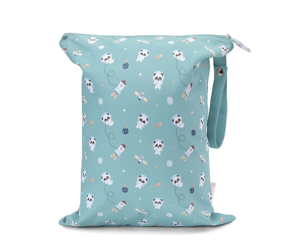 Bolsa Impermeable Grande Pandas in Space