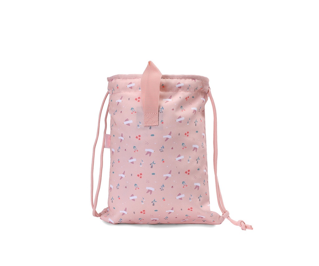 Mochila Saco Tela Blossom Birds