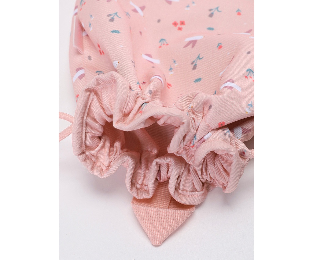 Mochila Saco Tela Blossom Birds