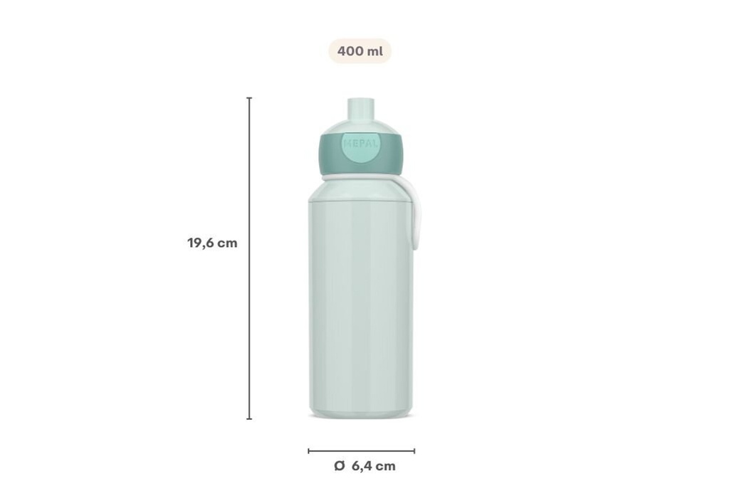 Botella Pop-Up 400 ml Princesas