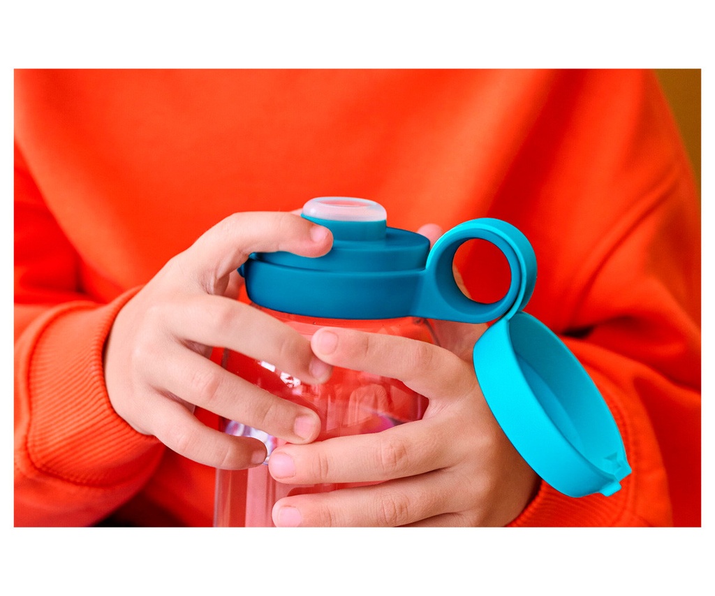 Botella Plástico con Tapón Abatible Campus 600ml Hot Wheels