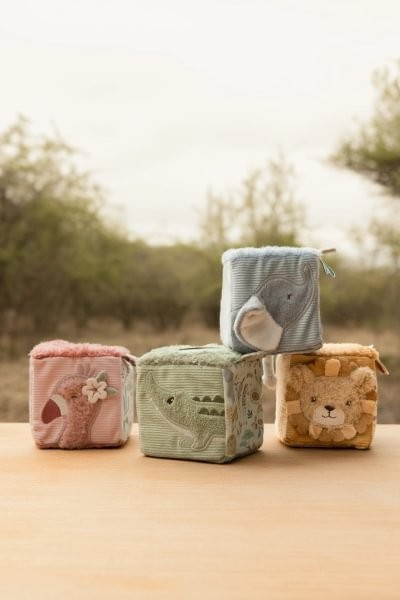 Cubos blanditos apilables Safari friends