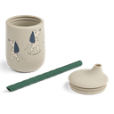 Vaso con pajita Ellis Dakota Dog Mist