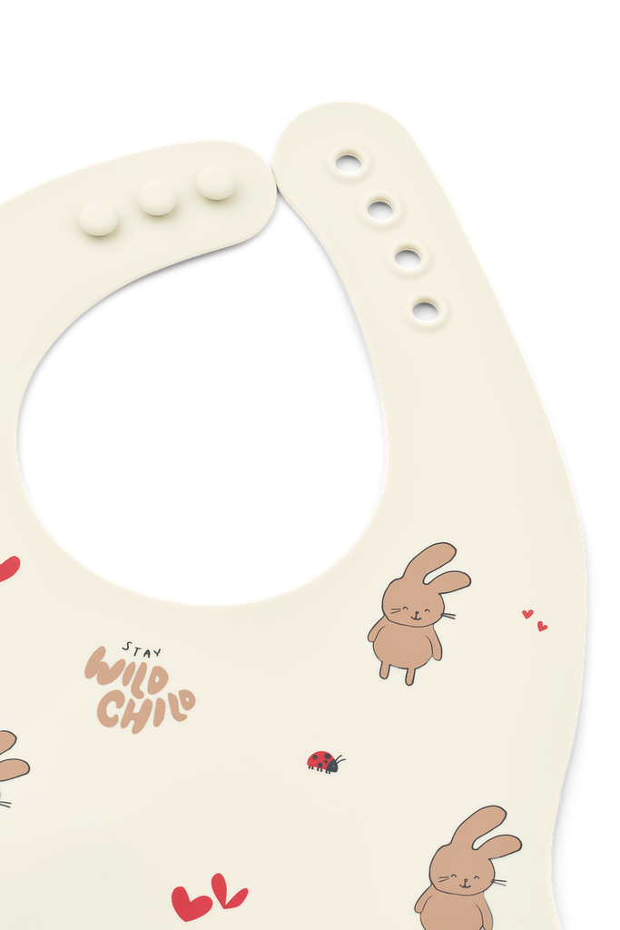 Babero Silicona 2-pac Wild child Rosey