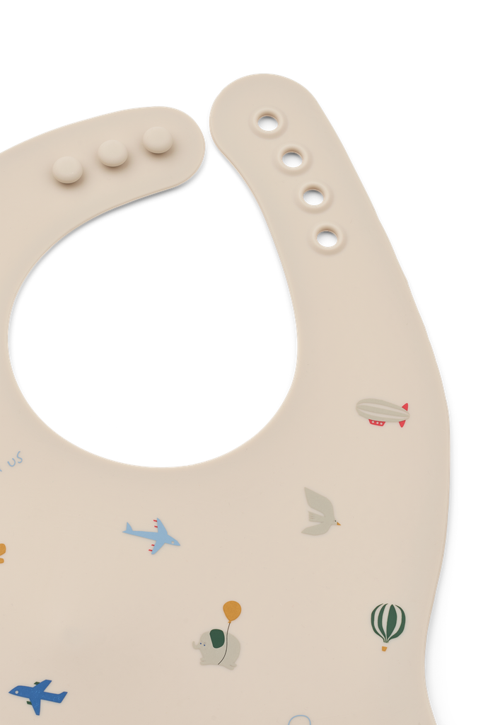 Babero Silicona 2-pac Flying Sandy