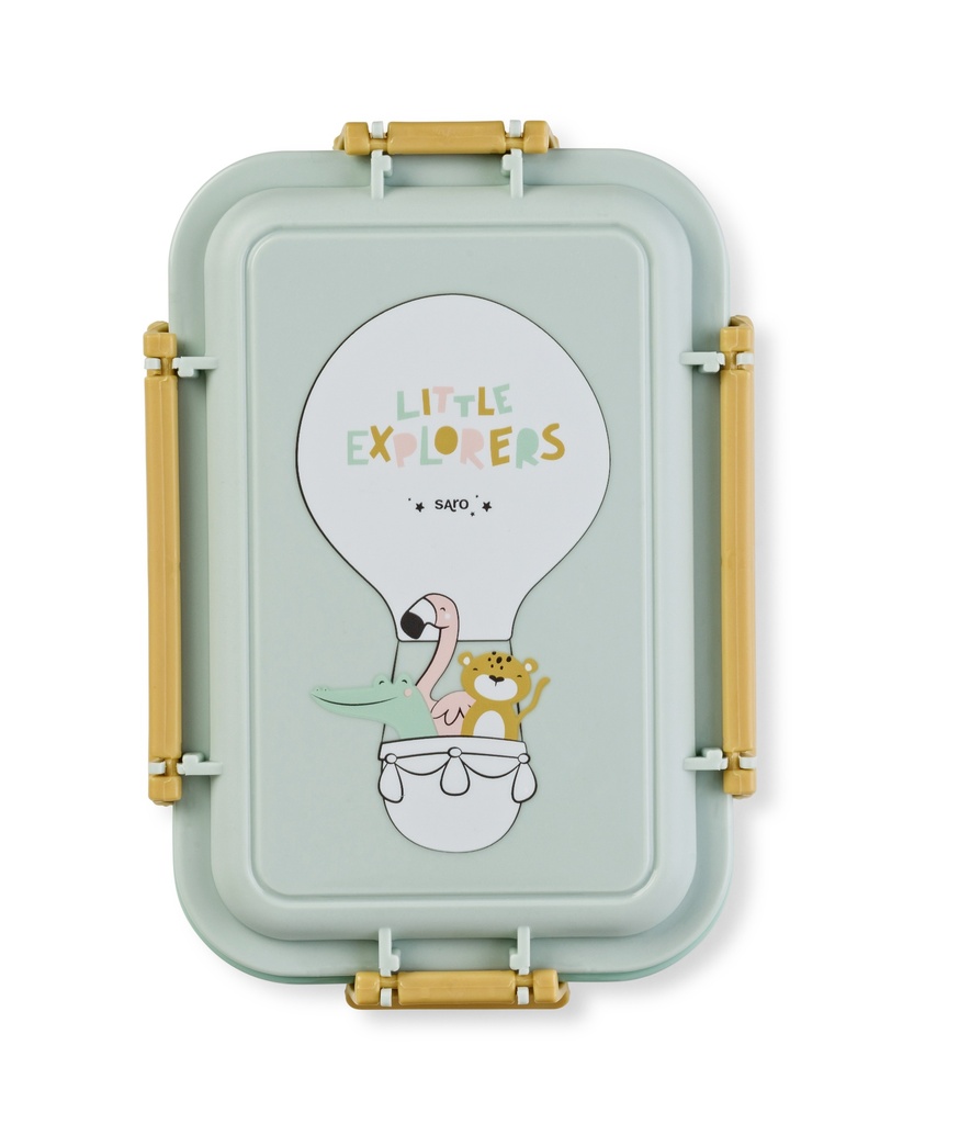 Cajita almuerzo rectangular "Little explorers"