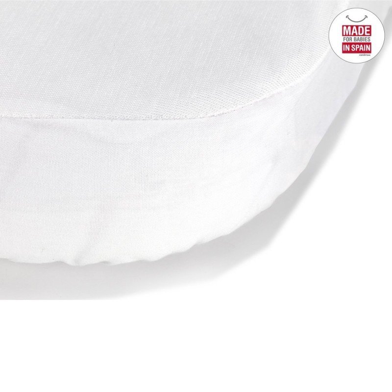 Bajera Ajustable Impermeable Tencel Capazo Blanco (35x80cm)